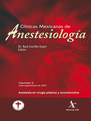 cover image of Anestesia en cirugía plástica y reconstructiva